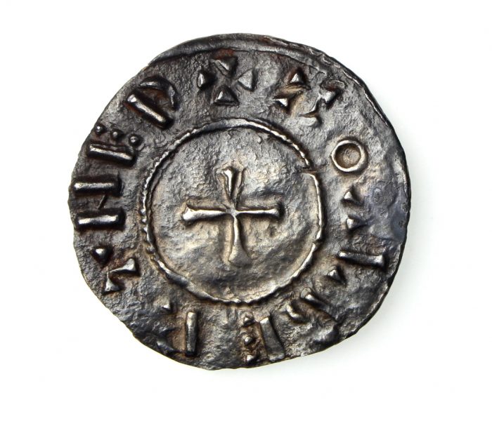 Viking Silver Penny Imit. Wessex Penny of Alfred/ Edward the Elder 880-910AD-19504