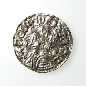 Aethelred II Silver Penny 978-1016AD Helmet type York -19523