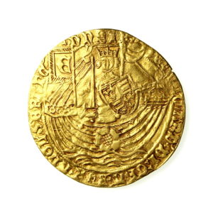 Edward IV Gold Ryal 1461-1470AD Light Coinage -19561