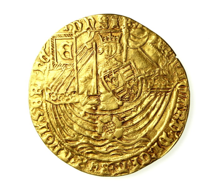 Edward IV Gold Ryal 1461-1470AD Light Coinage -19561