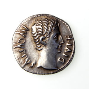 Augustus Silver Denarius 27BC-14AD exceptional -19572