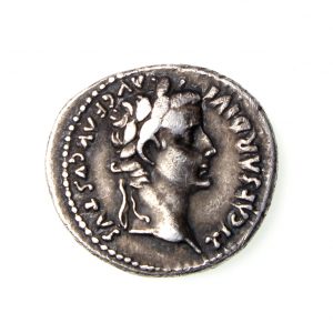 Tiberius Silver Denarius 'Tribute Penny' 14-37AD -19573