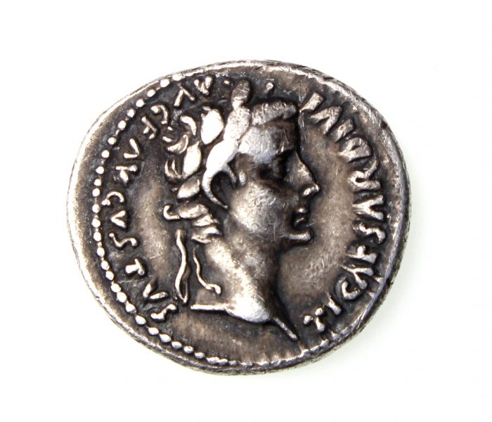 Tiberius Silver Denarius 'Tribute Penny' 14-37AD -19573
