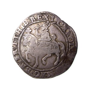 Charles I Silver Halfcrown 1625-1649AD Group I mm. cross calvary -19584