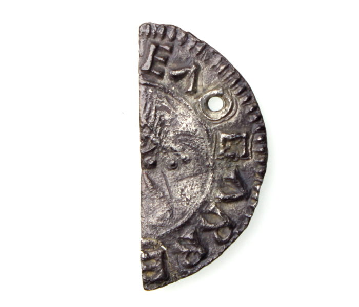 Eadgar Silver Cut Halfpenny 959-975AD-19594