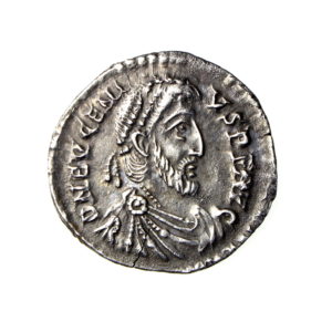 Eugenius Silver Siliqua 392-394AD Trier -19675