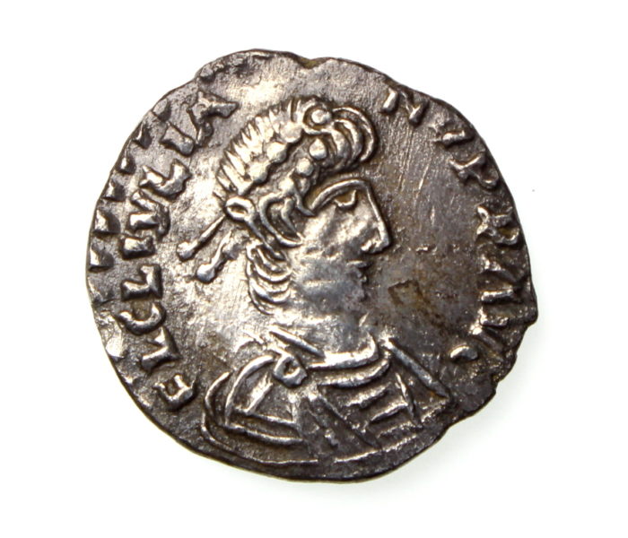 Julian II Silver Siliqua Barbarous Copy 360-363AD-19748