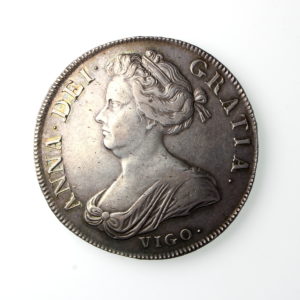 Anne Silver Crown Vigo 1702-14AD 1703AD-19797