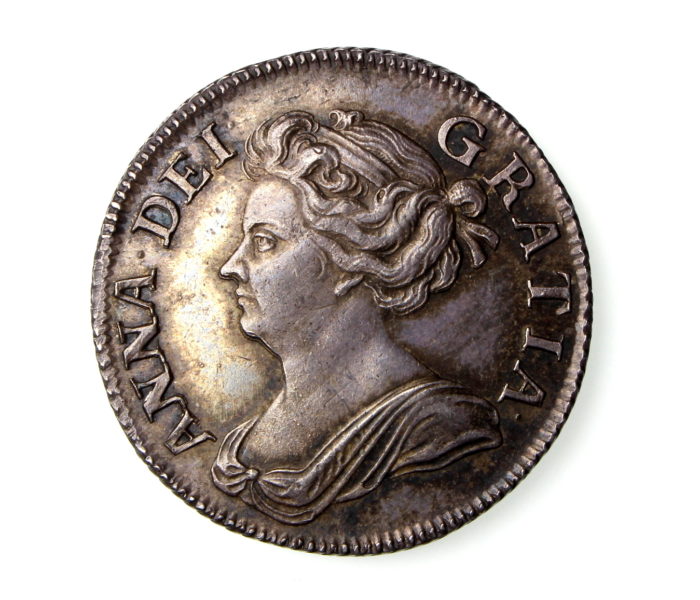 Anne Silver Shilling 1702-1714AD 1708AD GEF-19801