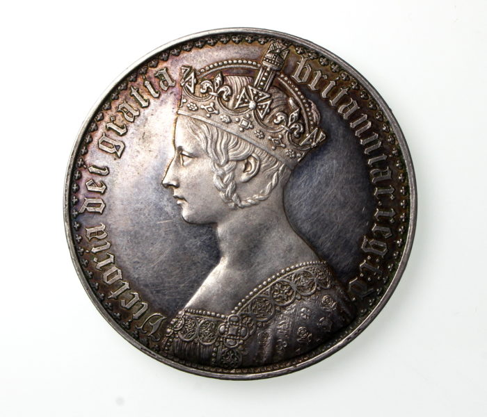 Victoria Silver Gothic Crown 1837-1901AD 1847AD GEF-19818