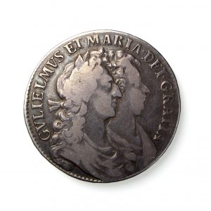 William & Mary Silver Halfcrown 1689-1694AD 1689AD-19822