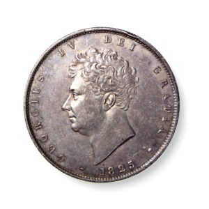 George IV Silver Halfcrown 1820-30AD 1825AD-19829