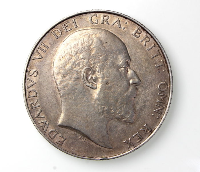 Edward VII Silver Crown 1901-10AD 1903AD Rare-19839