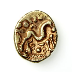 Gallo Belgic Ambiani E Gold Stater Reversed S type Rare 50BC-19891