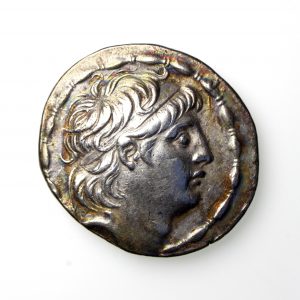 SELEUKID EMPIRE Antiochos VII Euergetes 138-129BC Silver Tetradrachm Antioch mint -19938