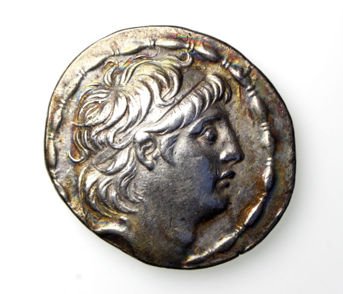 SELEUKID EMPIRE Antiochos VII Euergetes 138-129BC Silver Tetradrachm Antioch mint -19938