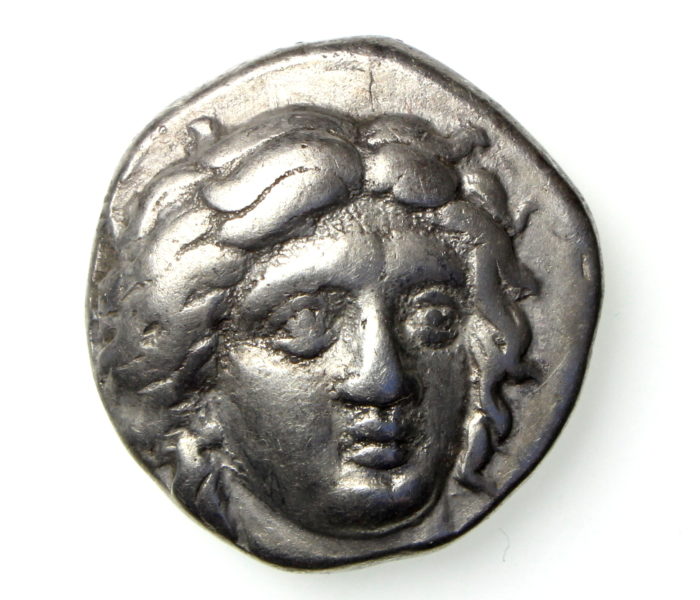 ISLANDS off CARIA Rhodos. Rhodes. Circa 340-316BC SIlver Hemidrachm -19952