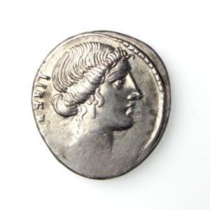 M. Junius Brutus Silver Denarius 54BC-20117