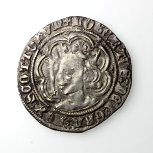 Scotland Robert II Silver Groat 1371-1390AD Perth -20251