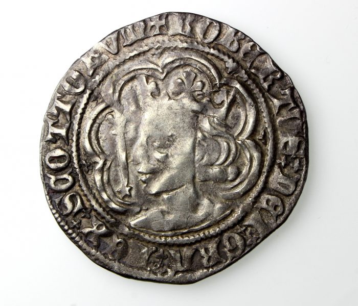 Scotland Robert II Silver Groat 1371-1390AD Perth -20251