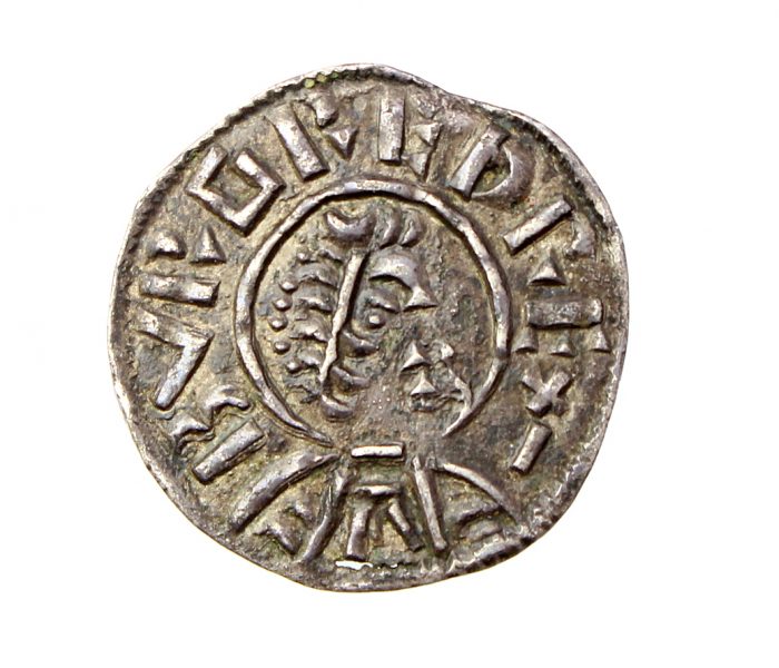 Kings of Mercia Burgred Silver Penny 852-874AD ex Lockett coll. -20302