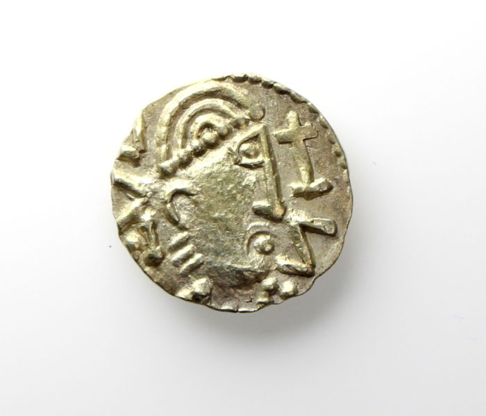 Anglo Saxon Gold Thrymsa 655-675AD Two Emperors type