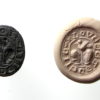 Medieval Bronze Seal Matrix - Love me Ande I Thee - Image 2