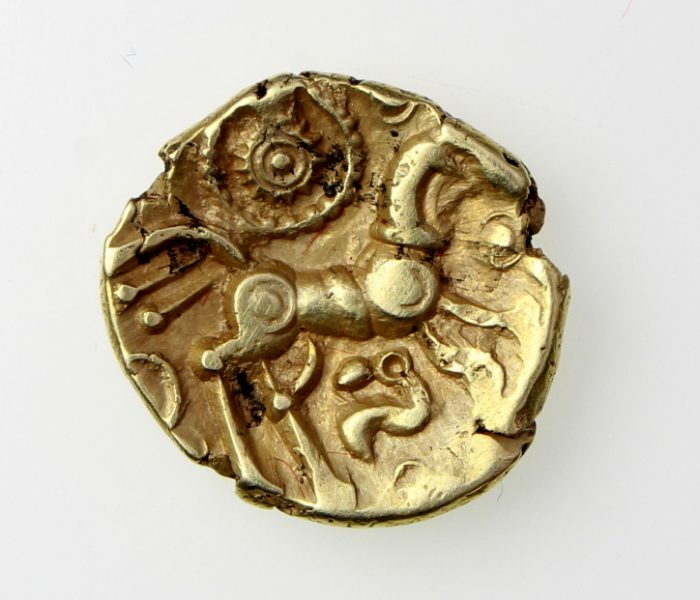 Dobunni Gold Quarter Stater Sunburst Little Horse 50-25BC-20325
