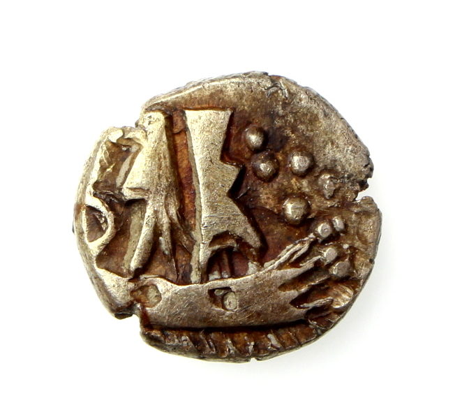 Belgae Gold Quarter Stater Hampshire Thunderbolt circa 50BC-20327