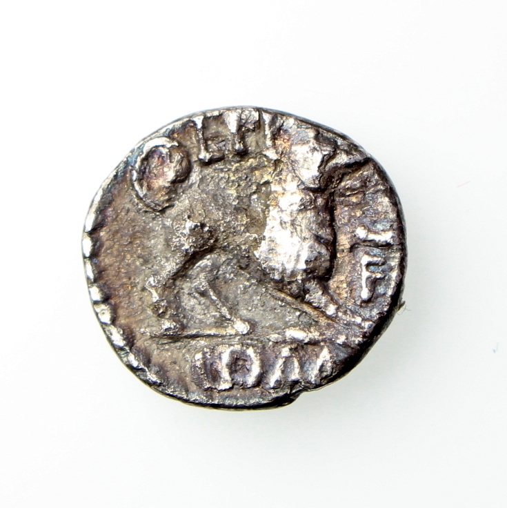 Atrebates Eppillus Silver Unit 20BC-1AD Lion type : Silbury Coins