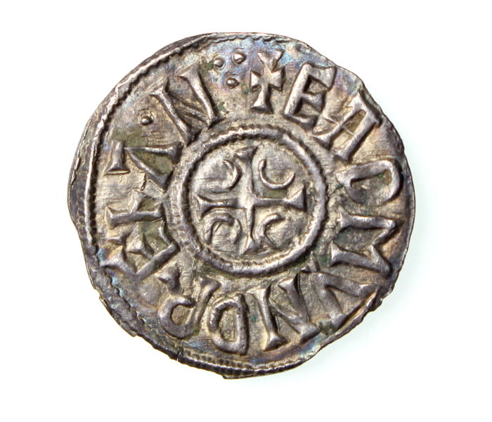 Kings of East Anglia Edmund Silver Penny 855-869AD Aethelwulf, Ipswich