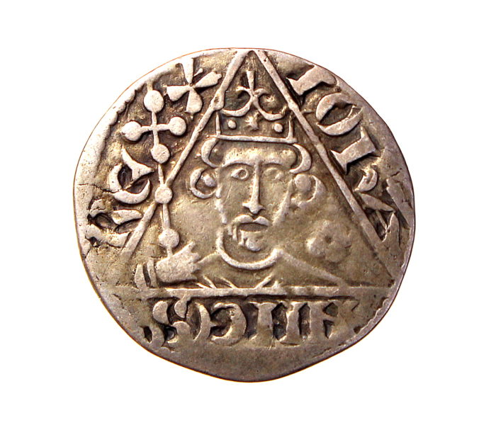 Ireland John Silver Penny 1199-1216AD Dublin