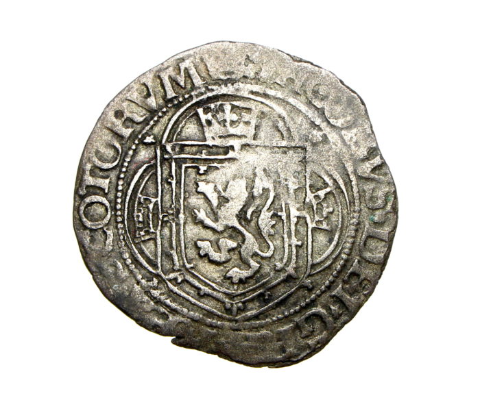 Scotland James V 1513-1542AD Billion Plack Edinburgh