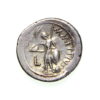 Julius Caesar Silver Denarius 44BC Lifetime issue Portrait, M. Mettius - Image 2