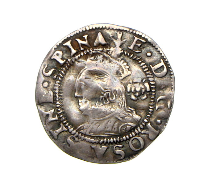 Elizabeth I Silver Threehalfpence 1558-1603AD 1561AD