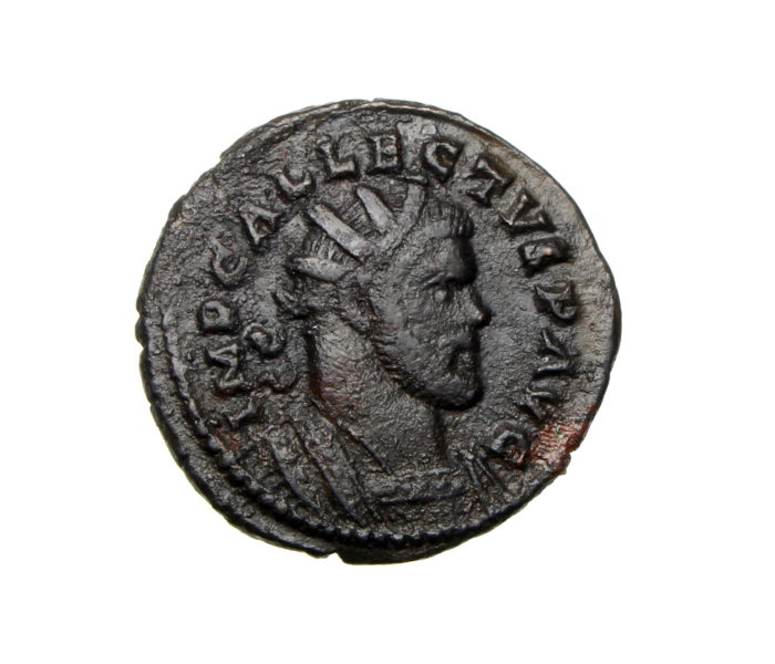 Allectus Bronze Quinarius 293-296AD