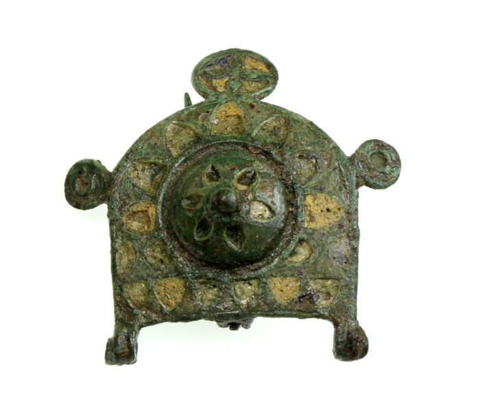 Roman Enamelled Chatelaine Brooch dating to the 2nd-3rd Century AD