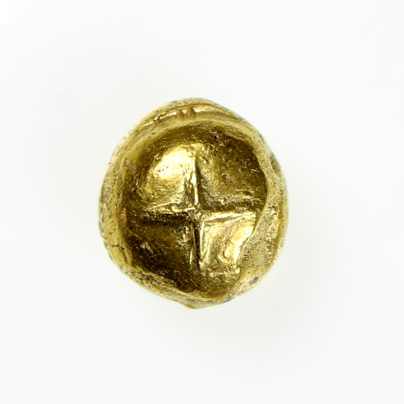 Celtic Gaul Senones tribe Gold Bullet Stater 100-60BC - Silbury