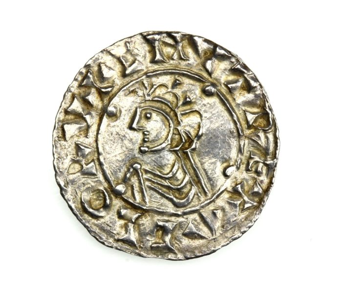 Kings of England Cnut Silver Penny 1016-1035AD Edric, Ipswich