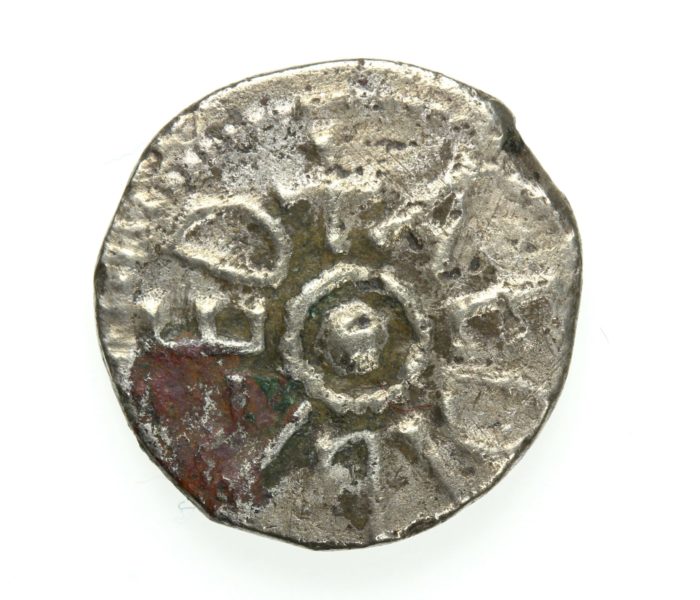 Northumbria Aethelred I and Archbishop Eanbald I Silver Sceat 779-80AD