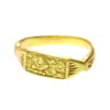 Medieval Gold Iconographic Ring 15th Century AD depicting St Christopher - Image 6