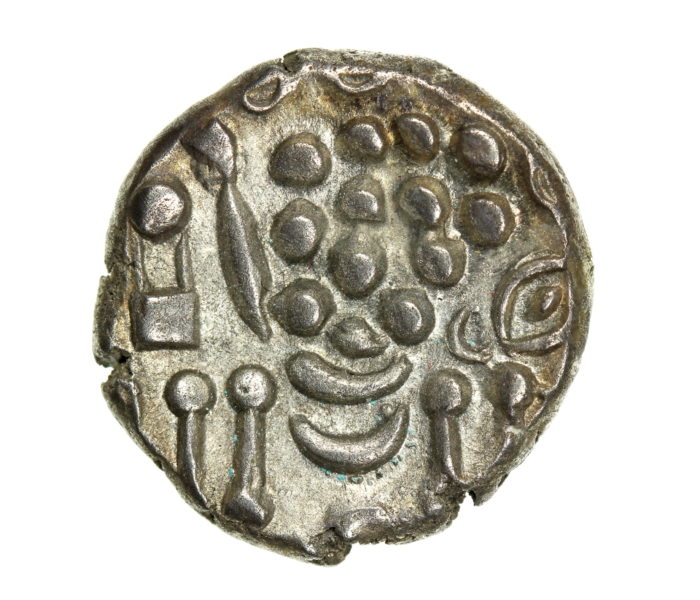 Durotriges Badbury Rings Silver Stater 60-30BC, Scarce