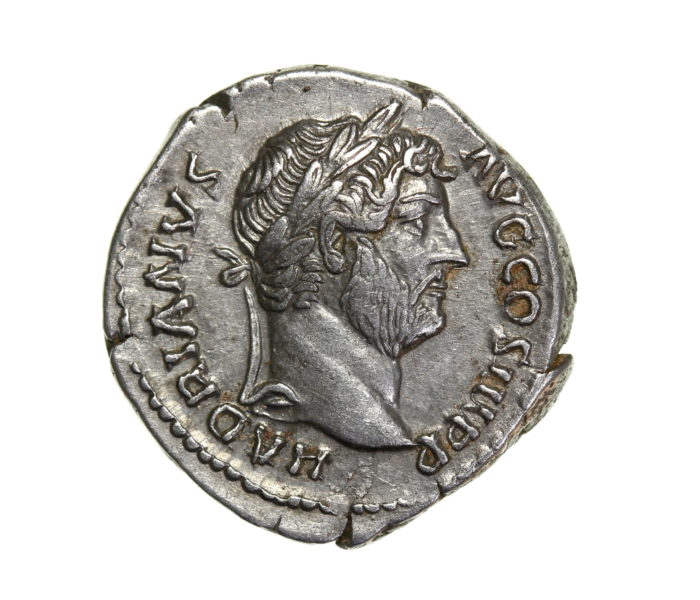 The Ropsley Hoard Hadrian 117-138AD Silver Denarius, Rome mint