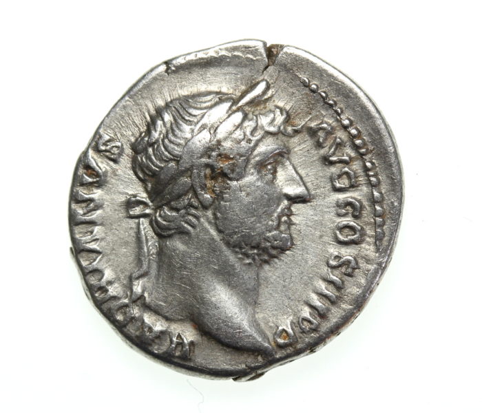 The Ropsley Hoard Hadrian 117-138AD Silver Denarius, Rome mint