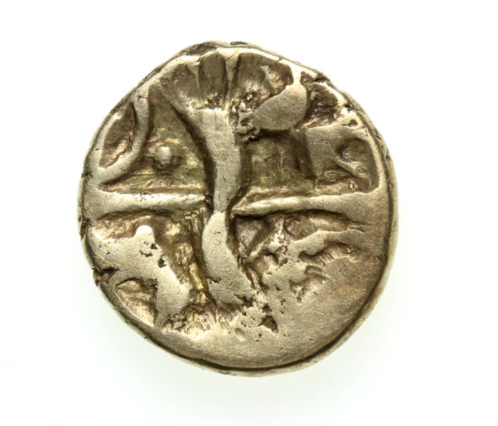 Belgae Gold Quarter Stater Hampshire Thunderbolt 60-20BC scarce ...