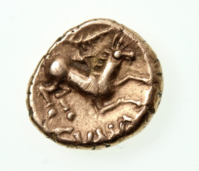 Catuvellauni & Trinovantes Cunobelin 8-41AD Gold Quarter Stater Wild Type