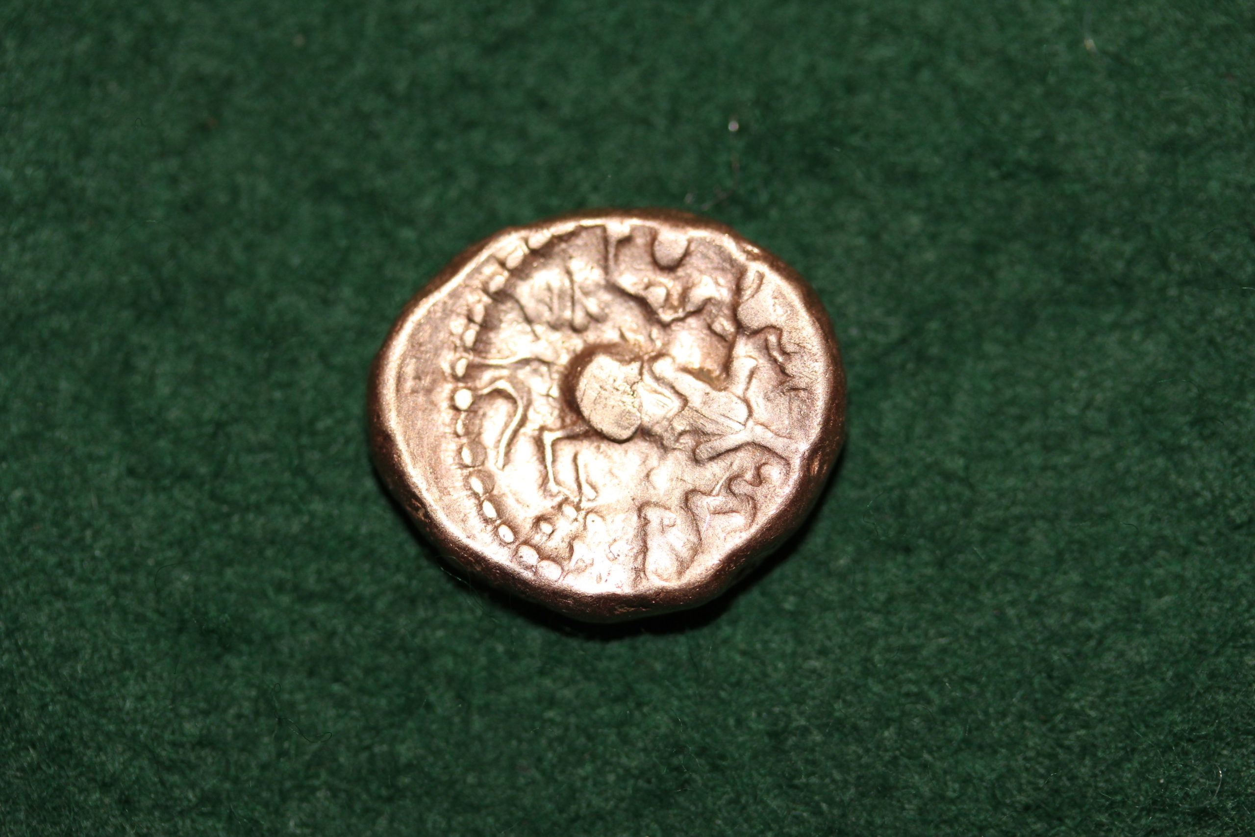 Atrebates Verica Warrior Rex Gold Stater 10-40AD. - Silbury Coins ...