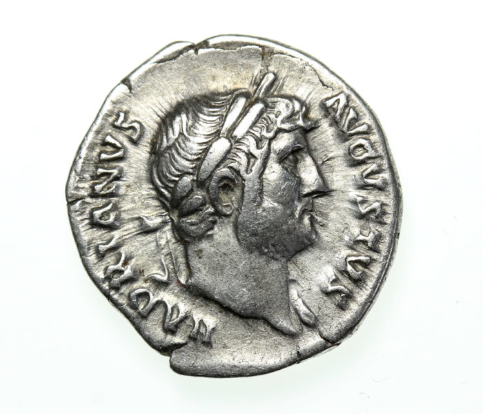The Ropsley Hoard Hadrian 117-138AD Silver Denarius, Rome mint