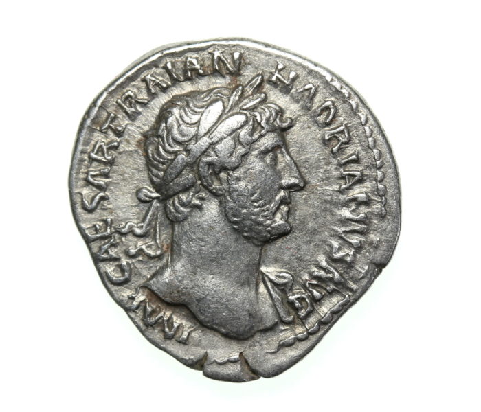 The Ropsley Hoard Hadrian 117-138AD Silver Denarius, Rome mint