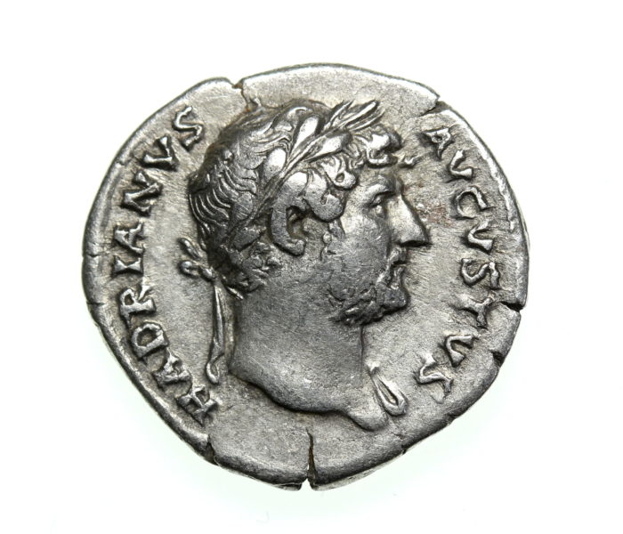 The Ropsley Hoard Hadrian 117-138AD Silver Denarius, Rome mint